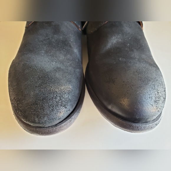 BNWT INTENSI black suede boots made in Italy - Picture 5 of 13